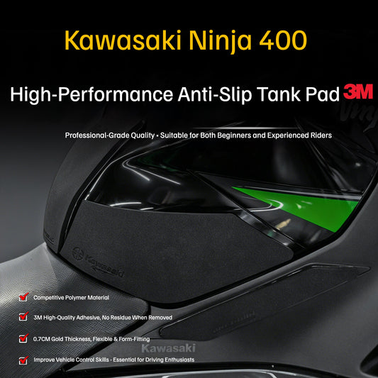 Kawasaki Ninja 400 High-Performance Tank Grip Pads Thickened Anti-Slip Protection Decals Motorcycle Accessories