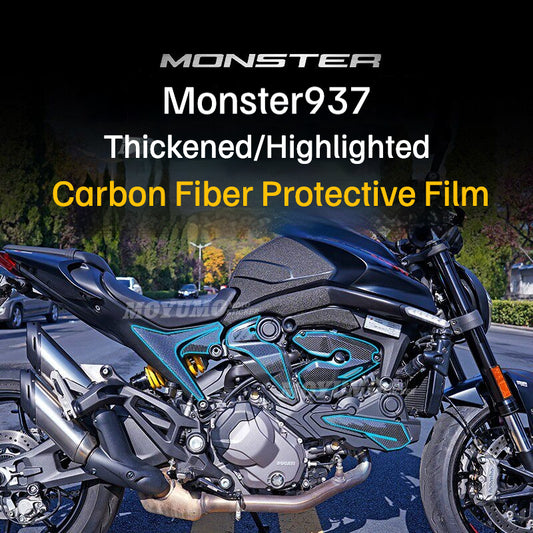 Carbon Fiber Body Protection Decals for Ducati Monster 937 / 950 Anti-Scratch Protective Film Motorcycle Accessories