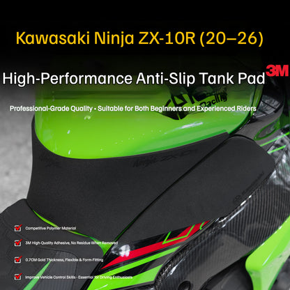 Kawasaki ZX-10R (2020-2026) High-Performance Tank Grip Pads Thickened Body Protection Decals Motorcycle Accessories