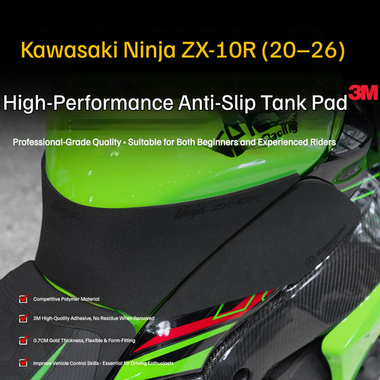 Kawasaki ZX-10R (2020-2026) High-Performance Tank Grip Pads Thickened Body Protection Decals Motorcycle Accessories
