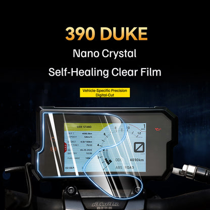 KTM DUKE 390 (2024–2026) Nano Crystal TPU Dashboard Screen Protector Self-Healing Headlight & Taillight Protection Film Motorcycle Accessories