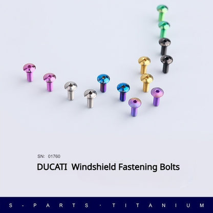 SPARTS Ducati Windshield Titanium Bolts