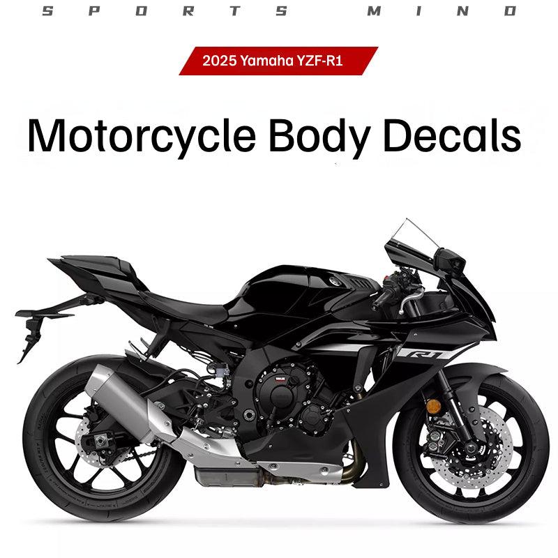 Yamaha YZF-R1 Motorcycle Side Fairing Stripe Graphics Decals Reflective Waterproof Stickers