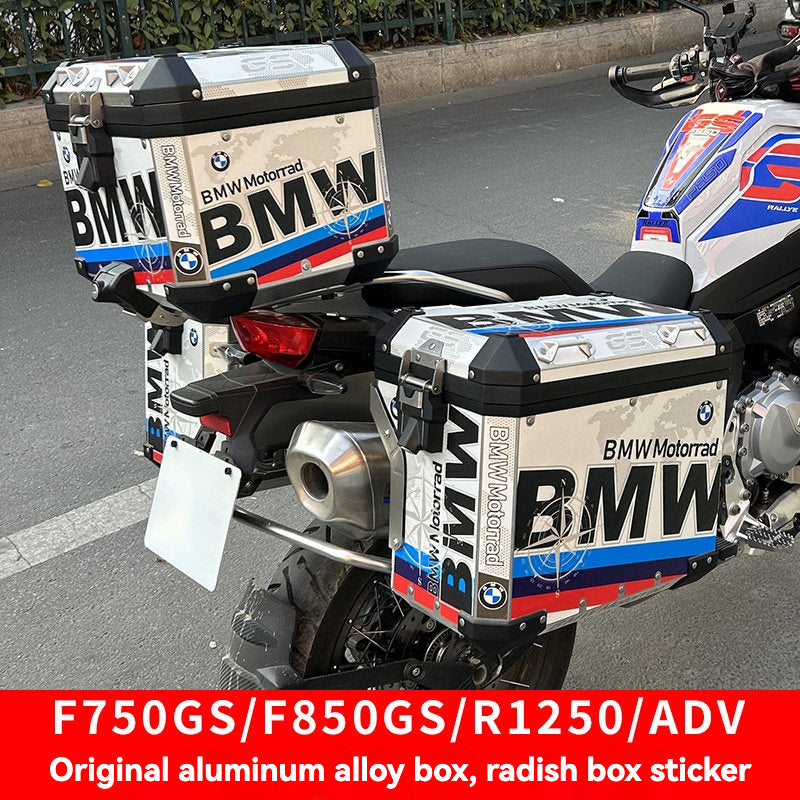 BMW F750GS / F850GS / R1250GS ADV OEM Aluminum Pannier Sticker Kit