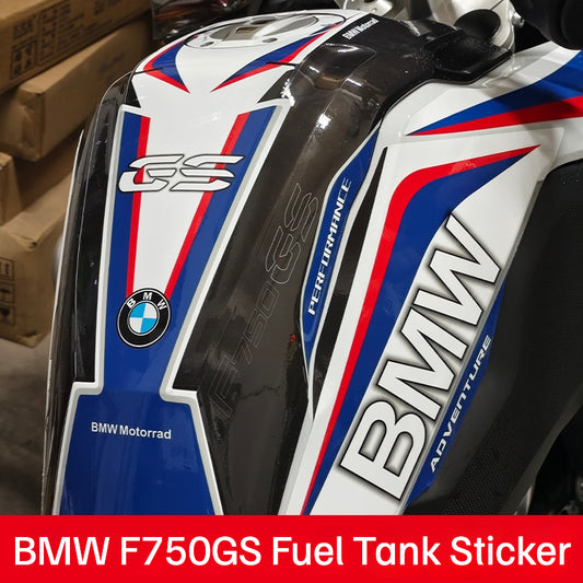 BMW F750GS Fuel Tank Sticker Fishbone Anti-Slip Decal Waterproof Scratch Protection Tank Pad Motorcycle Graphics Accessories
