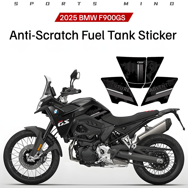BMW F900GS 2025 Fuel Tank Anti-Slip Sticker Scratch Protection Tank Pad Waterproof Motorcycle Grip Decal Adventure Bike Accessories