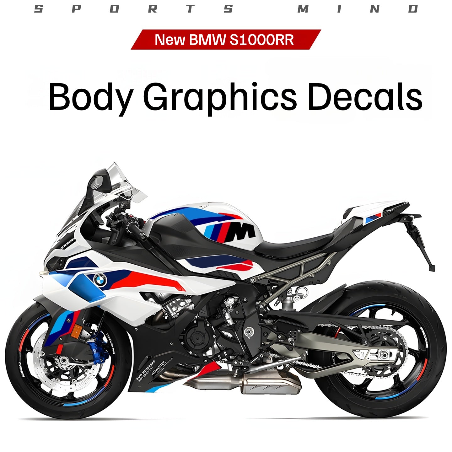 BMW S1000RR 2025 Full Body Graphics Kit