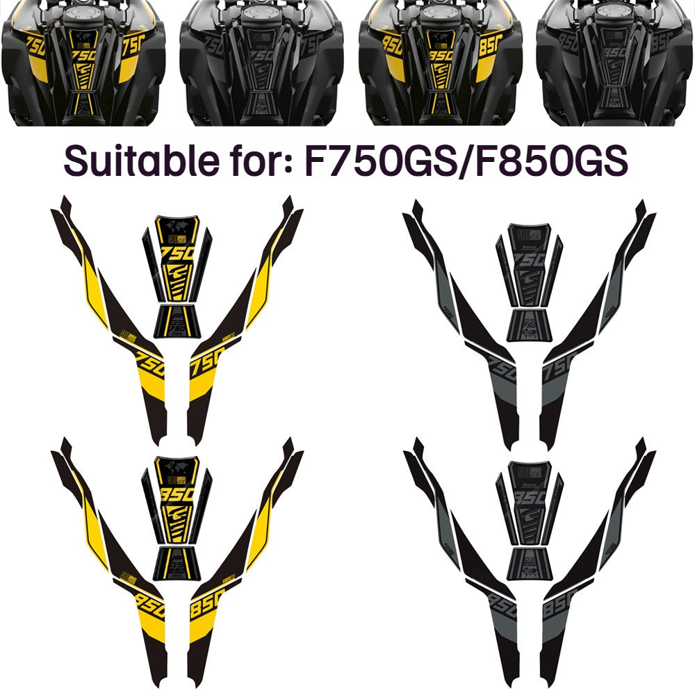 BMW F750GS F850GS 2018-2022 40 Years Edition Tank Pad Decals Body Graphics Kit Waterproof Motorcycle Sticker Set