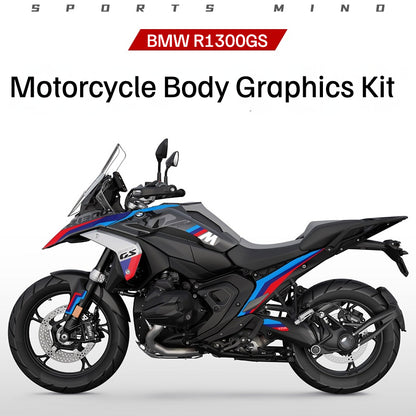 BMW R1300GS Motorcycle Graphics Kit Personalized Body Decal Sticker Protective Wrap Film Adventure Bike Customization Accessories