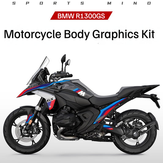 BMW R1300GS Motorcycle Graphics Kit Personalized Body Decal Sticker Protective Wrap Film Adventure Bike Customization Accessories