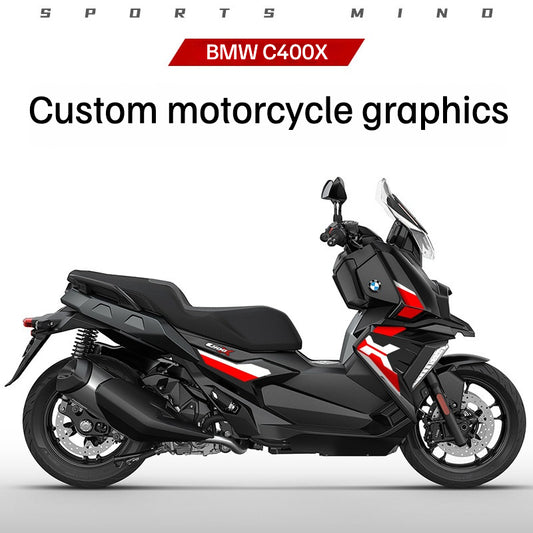 BMW C400X Motorcycle Body Sticker Decal Graphics Kit Wrap Waterproof Custom Styling Set