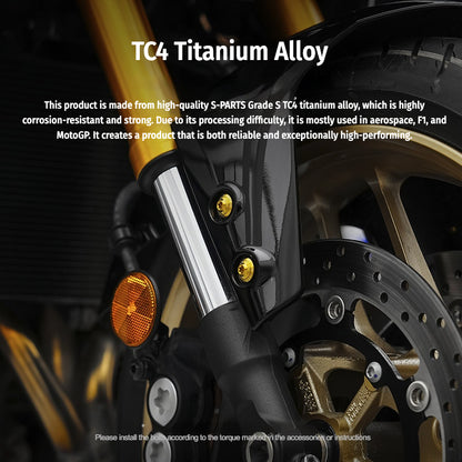 SPARTS Titanium Bolt Kit for Yamaha Tracer 9GT 2023-Front / Cockpit System