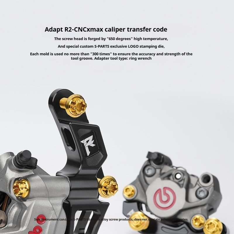 SPARTS Brembo R2 XMAX Caliper Adapter Titanium Bolt Kit