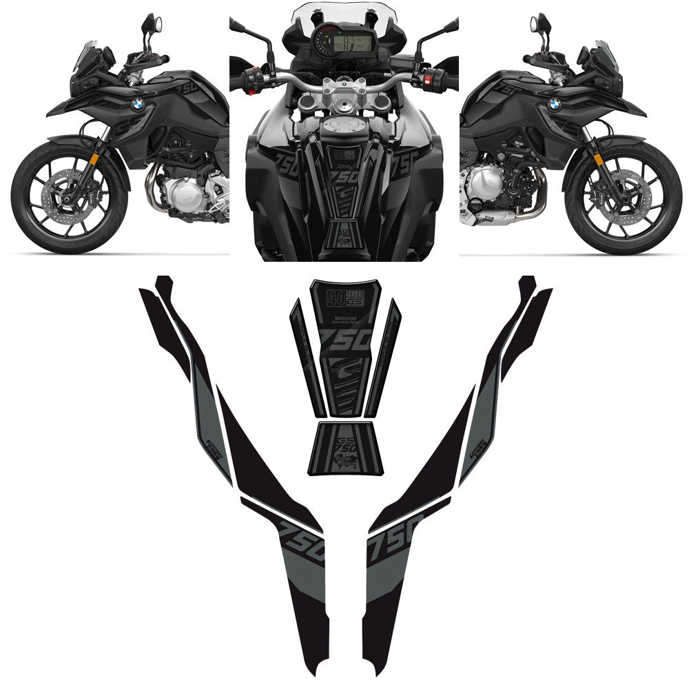 BMW F750GS F850GS 2018-2022 40 Years Edition Tank Pad Decals Body Graphics Kit Waterproof Motorcycle Sticker Set
