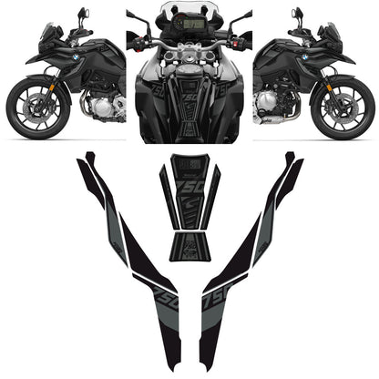 BMW F750GS F850GS 2018-2022 40 Years Edition Tank Pad Decals Body Graphics Kit Waterproof Motorcycle Sticker Set