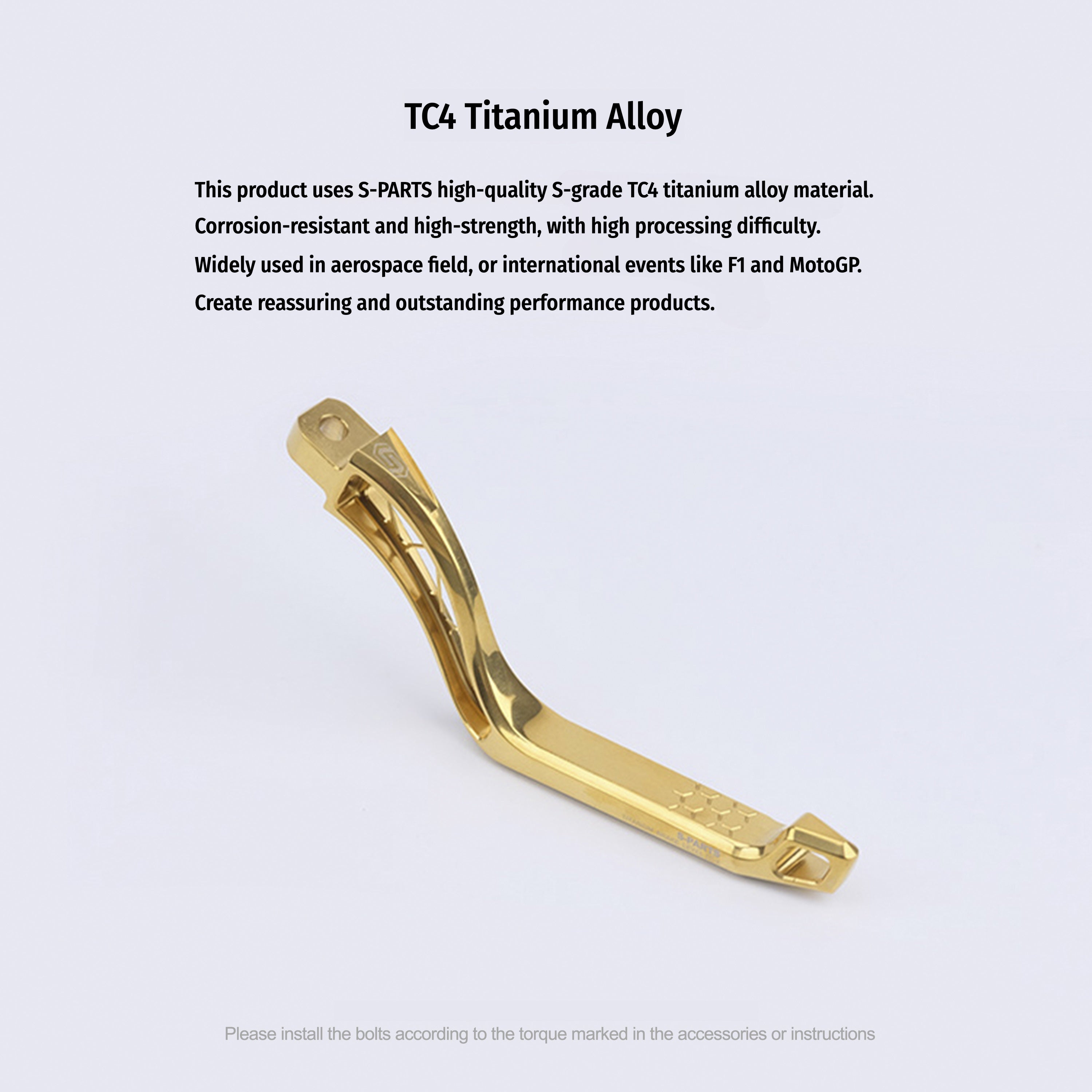 SPARTS Titanium Alloy Brake Master Cylinder Push Rod (RCS / RCSCC Compatible)