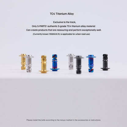 SPARTS Titanium Quick Release Race Fairing Fastener for Yamaha YZF-R1