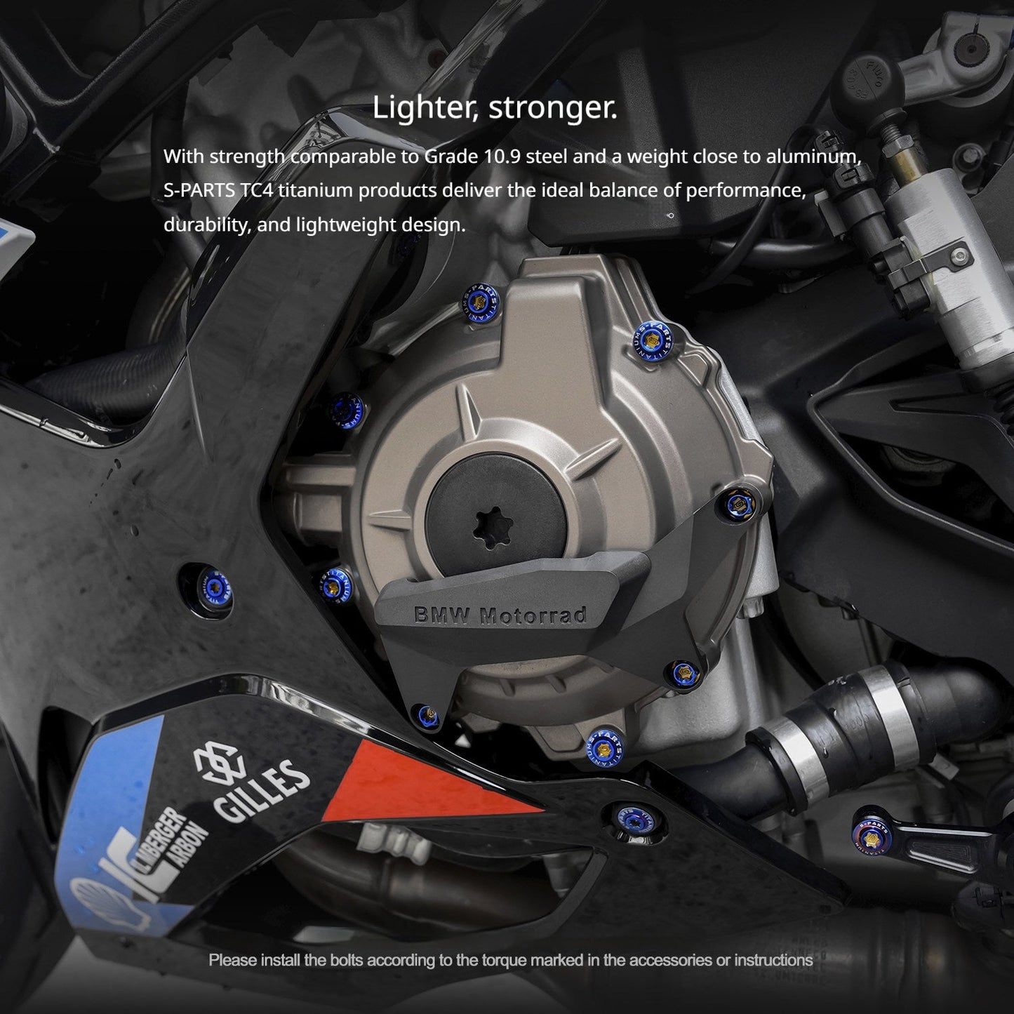 SPARTS | BMW S1000RR Titanium Bolt Upgrade Kit