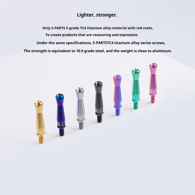 SPARTS Titanium Side Stand Auxiliary Pin for Ducati – Custom Color & CNC Titanium Support Pin