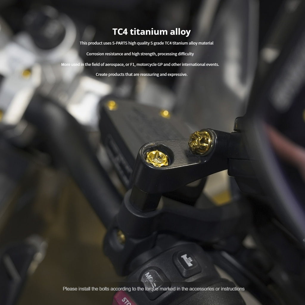 SPARTS Titanium Bolt Kit for BMW R 1250GS ADV – CNC Titanium Upgrade Kit