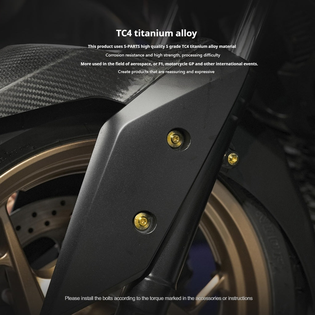 SPARTS Titanium Bolt Set for 2023 XMAX300 – Yamaha Motorcycle Custom Upgrade– Custom Candy Color - 2/2