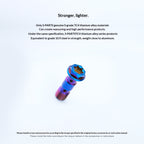 SPARTS M10 Double Banjo Bolt Faceted Design Titanium Bolt for Motorcycle Brake Calipers