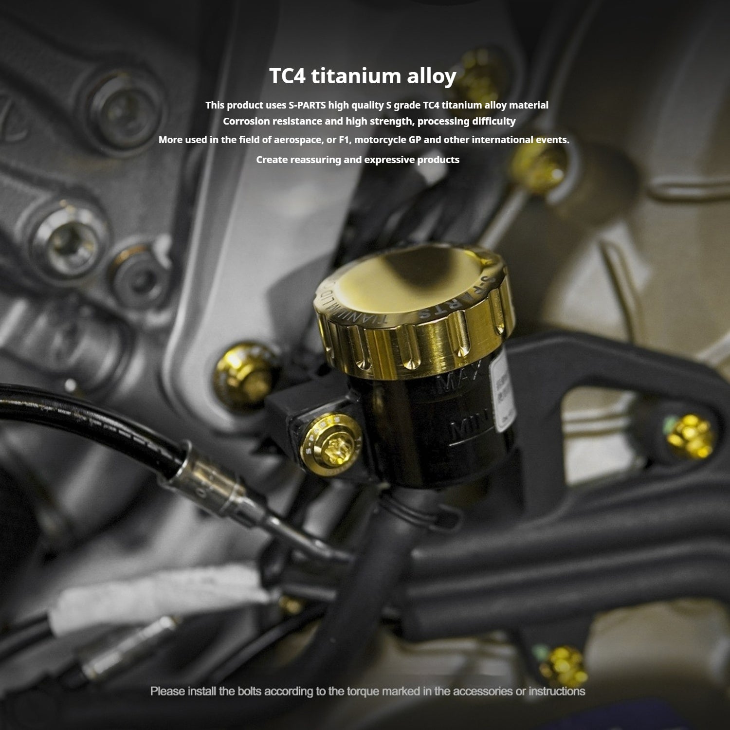 SPARTS Titanium Bolt Kit for Ducati Streetfighter V4S