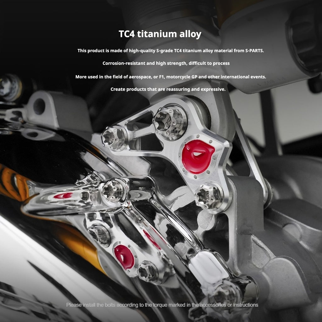 SPARTS Titanium Screw Set for Vespa Sprint/Primavera 150 – Custom Candy Color & CNC Titanium Upgrade Kit