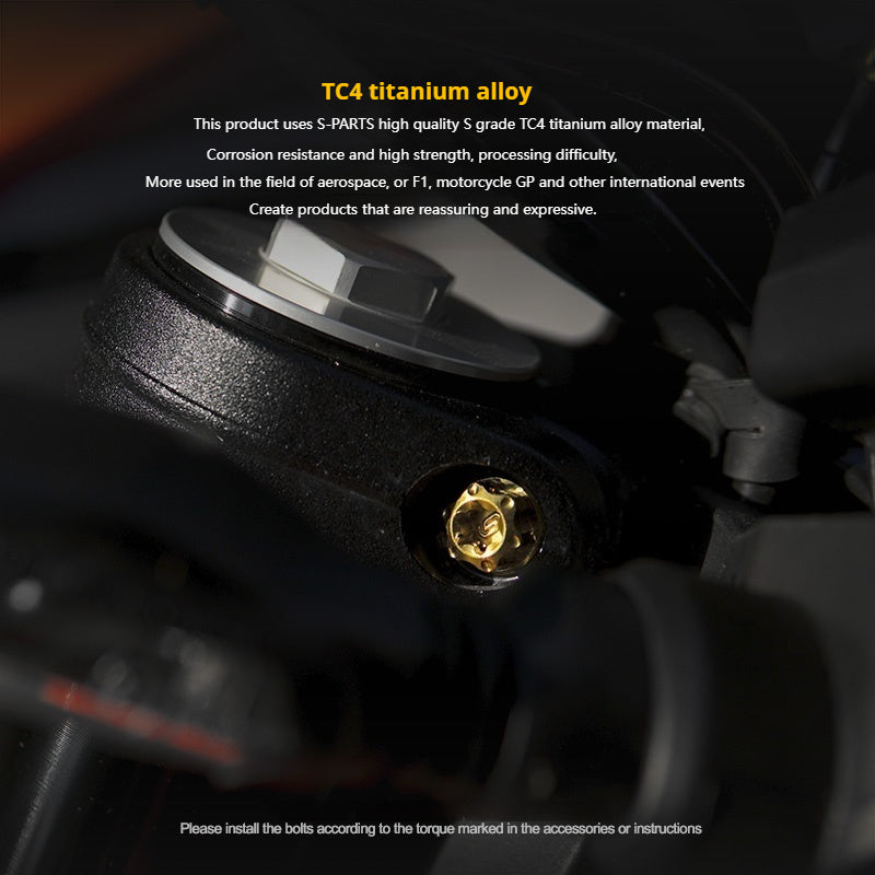 SPARTS Stan KTM DUKE 390 Dedicated · TC4 Titanium Full Motorcycle Bolt Kit