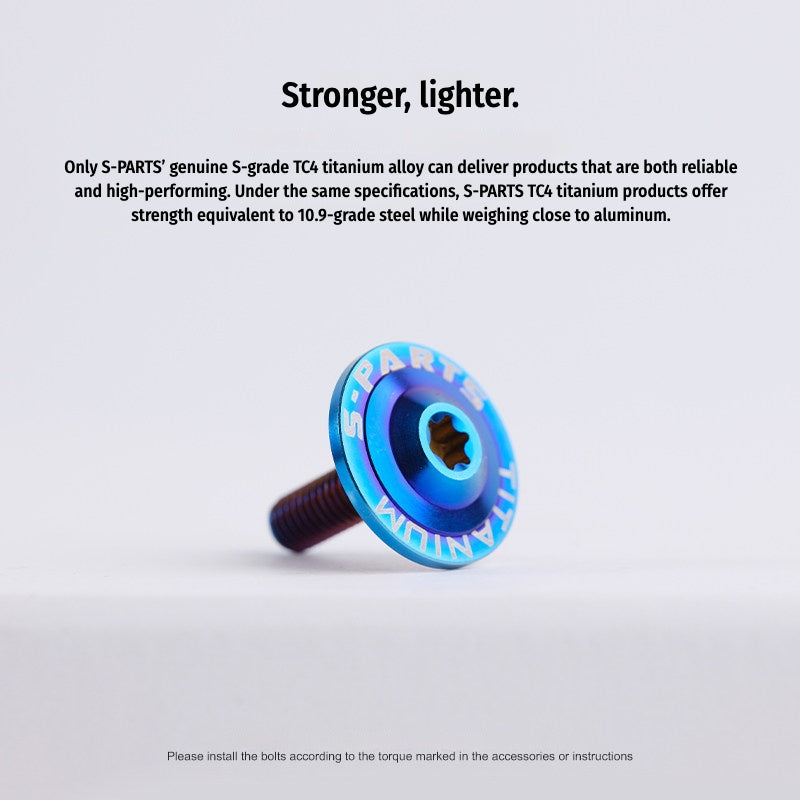 SPARTS Ducati Titanium Seat Bolt M6×20 | TC4 Grade 5 | Lightweight Motorcycle Upgrade