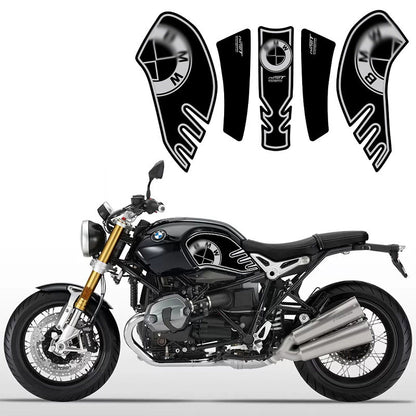 BMW R NineT Fuel Tank Fishbone Tank Pad Anti-Slip Anti-Scratch Protector Decal Kit Motorcycle Styling Accessory