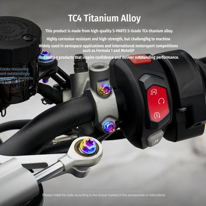 SPARTS Titanium Bolts for Triumph Street Triple 765 RS – Body & Controls Upgrade Fasteners