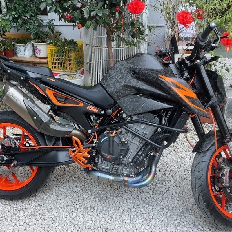 KTM 790 Duke / 890 Duke Full Graphics Kit – Glossy PVC Body Decals and Scratch-Resistant Stickers
