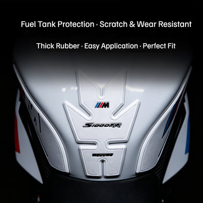 BMW S1000RR 2022 2026 Thick Rubber Tank Pad Non Slip Scratch Resistant Fishbone Tank Protector