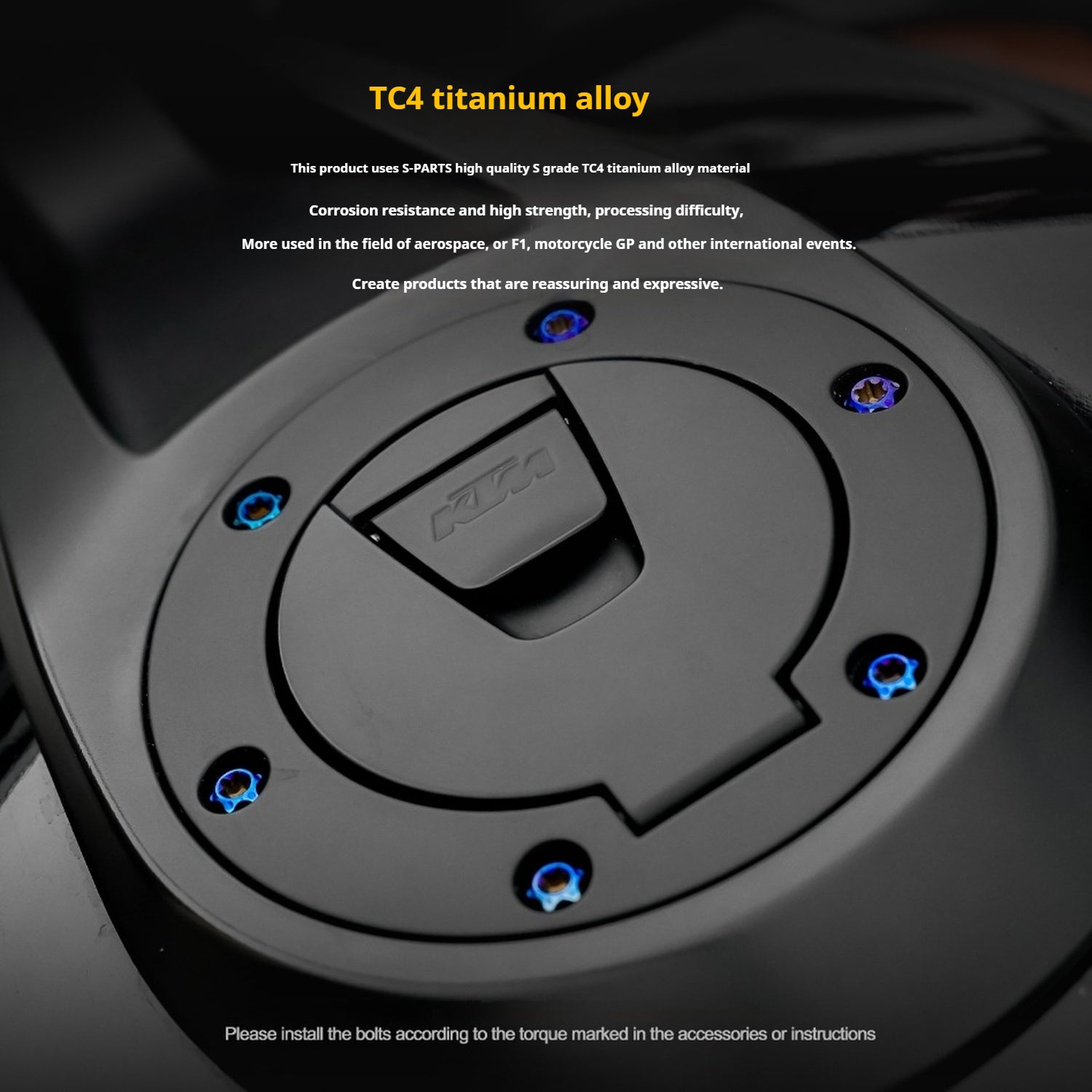 SPARTS KTM Super Duke 1290 · Full TC4 Titanium Bolt Kit｜Motorcycle Upgrade Set