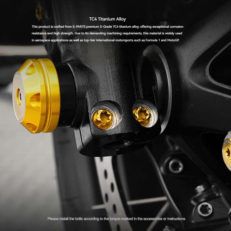 S-parts Titanium Bodywork, Frame & Styling Bolts Kit for BMW R 1250 GS Adventure