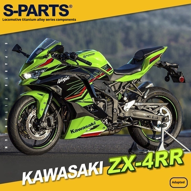 SPARTS Titanium Bolt Kit for Kawasaki ZX-4RR 2023 – & CNC Titanium Upgrade Kit - 1/2