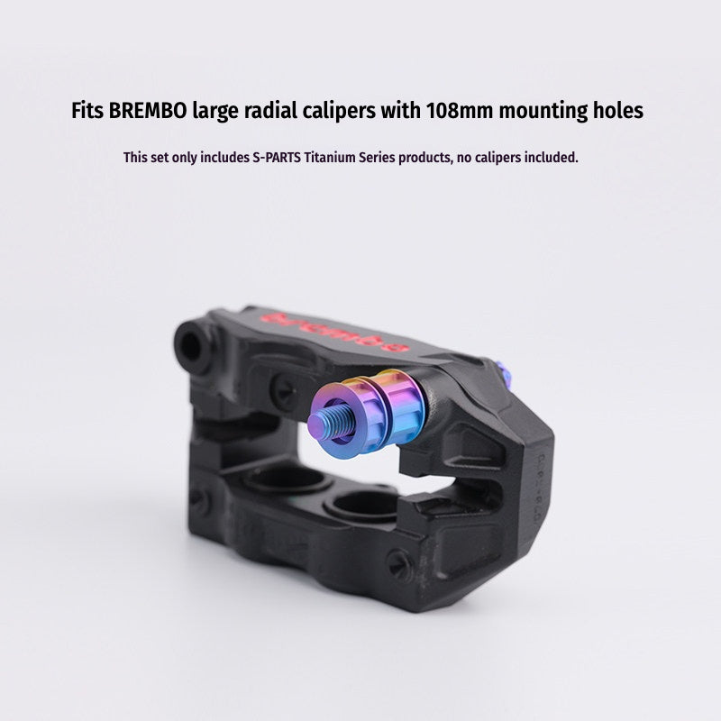 SPARTS Titanium Caliper Washers – Single & Double-Sided Bushings D20/D24 Motorcycle Upgrade