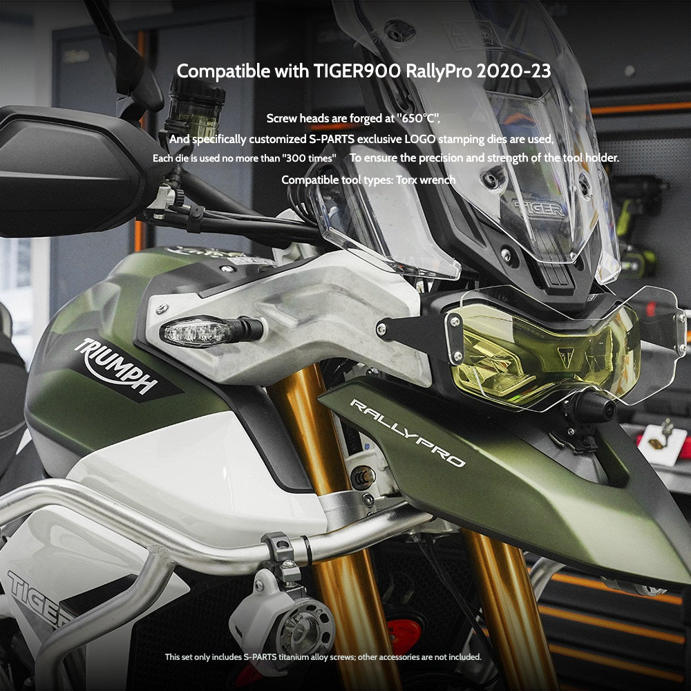 SPARTS Triumph Tiger 900 Rally Pro (2020–2023) Motorcycle Modified Titanium Alloy Bolts