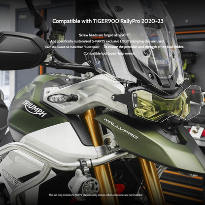 SPARTS Triumph Tiger 900 Rally Pro (2020–2023) Motorcycle Modified Titanium Alloy Bolts