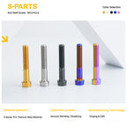 SPARTS Titanium Security Bolt M10 D16 P1.5 – Brake Caliper Locking Screw for Motorcycle