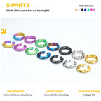 SPARTS Titanium Preload Adjuster & Spring Seat Kit for Öhlins Motorcycle Suspension