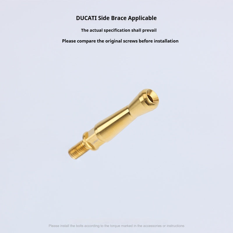 SPARTS Titanium Side Stand Auxiliary Pin for Ducati – Custom Color & CNC Titanium Support Pin