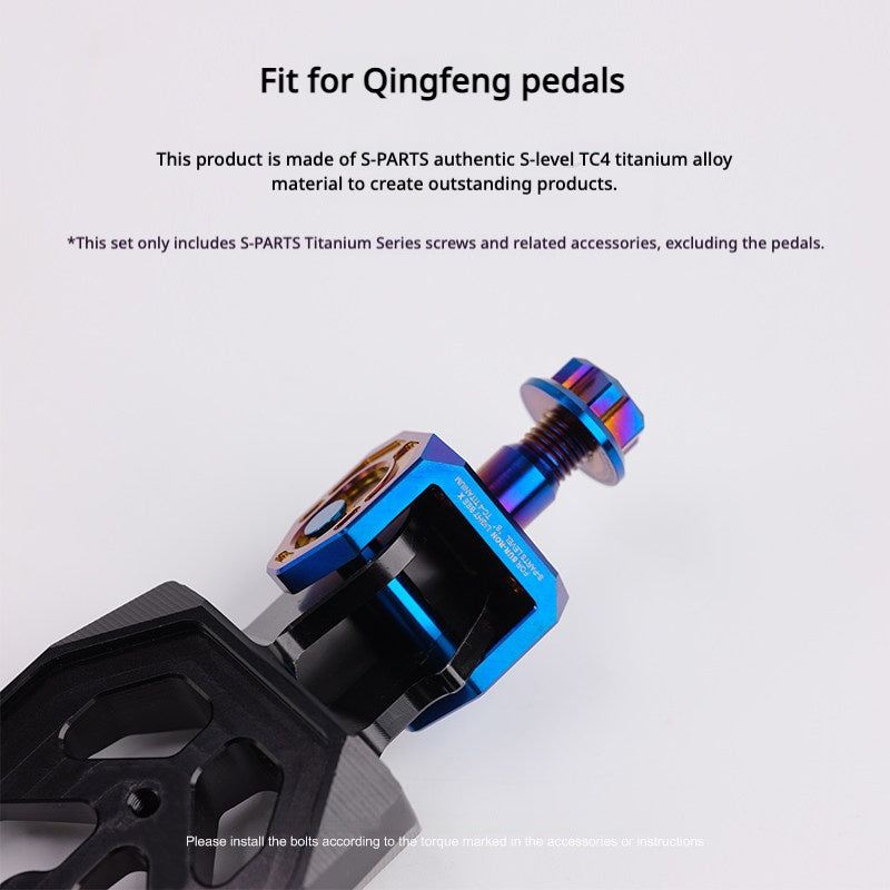 SPARTS TC4 Titanium Foot Peg Mount Kit for Sur-Ron Light Bee Motorcycle