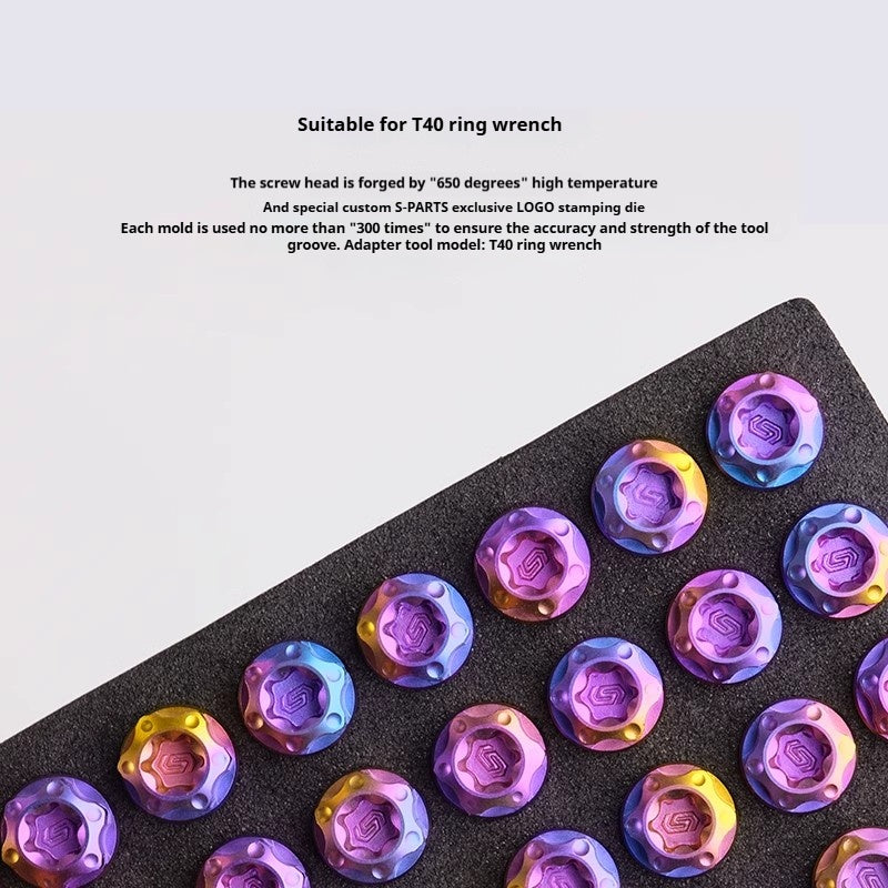 SPARTS Titanium Bolt Kit for BMW R 1250GS ADV – Custom Candy Color & CNC Titanium Upgrade Kit