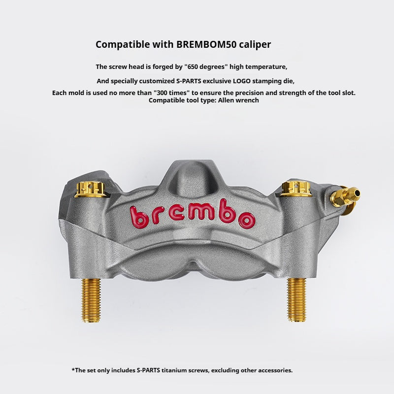 SPARTS  Titanium Caliper Bolts for BREMBO M50