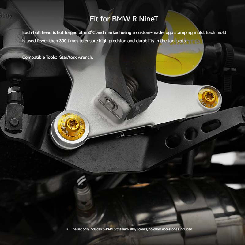 S-PARTS Premium Titanium Braking & Handling Upgrade Kit for BMW R nineT