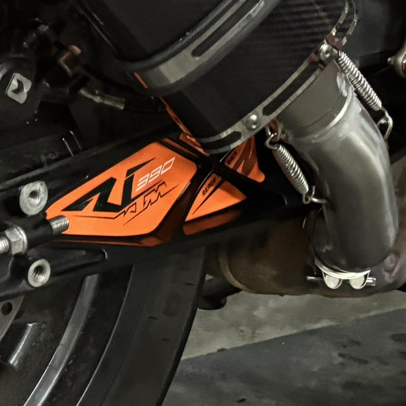 2024 KTM RC 390 Rear Swingarm Decals – Scratch-Resistant Protective Stickers and Modification Accessories