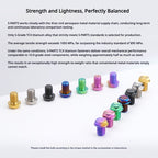 S-PARTS TC4 Titanium Mirror Plug Bolt M8 M10 RH/LH for Motorcycle