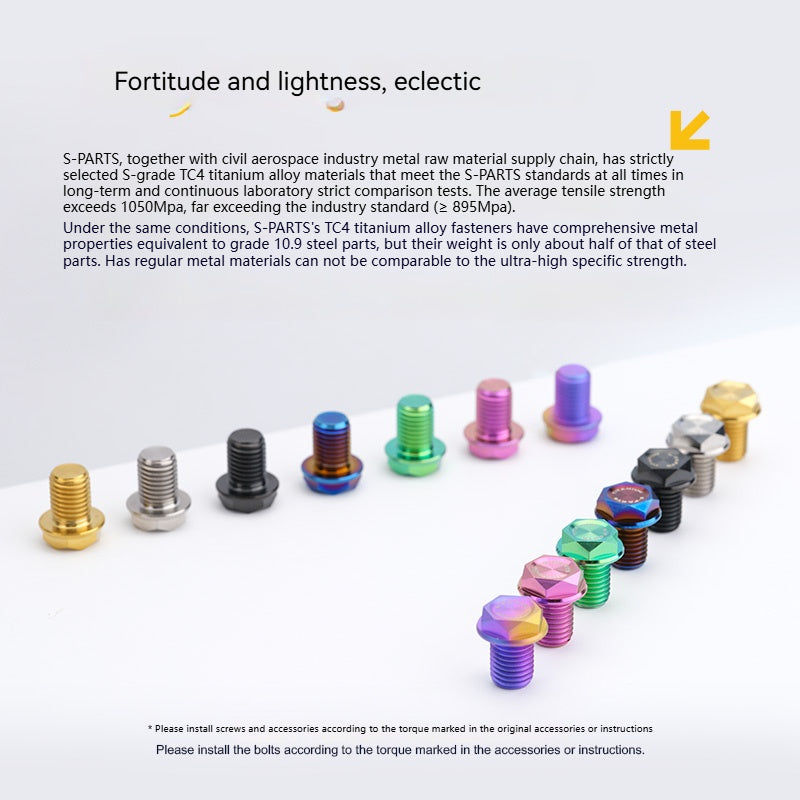 SPARTS Titanium Mirror Block-Off Bolts · M8/M10 Positive & Reverse Thread · Lightweight Motorcycle Plug Bolts